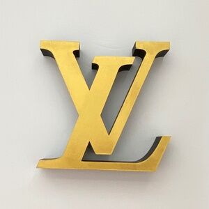 ❗️PRICE DROP❗️Rare Large LV Gold/Black Art Decor